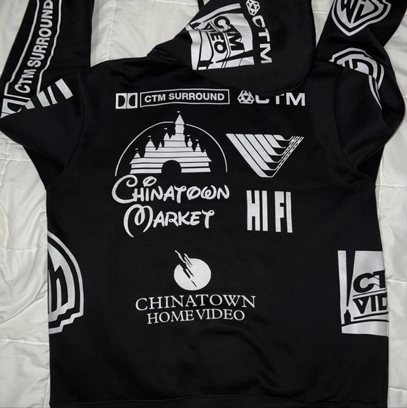 Chinatown Market Hoodie | VHS Home Video Design | XL | Black/White - Picture 6 of 6
